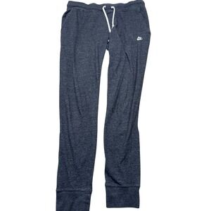 Nike Sweatpants Womens Large Charcoal Grey Excellent Jogger Gym Vintage Logo